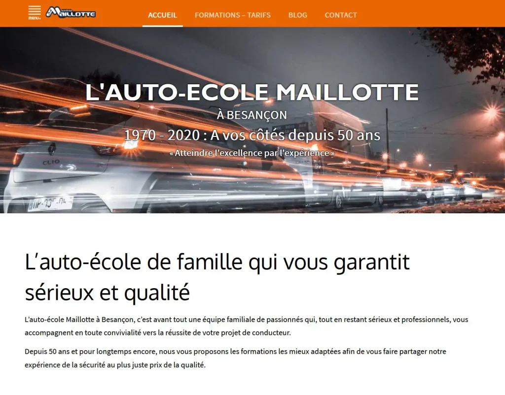 Bienvenue sur le nouveau site de l’auto-école Maillotte